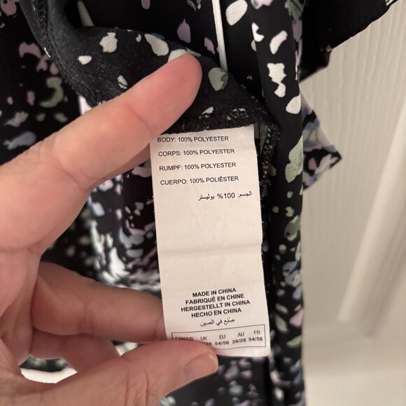 Addition Elle | Michel Studio Watercolour Dot Swim Cover Up - Picture 4 of 5